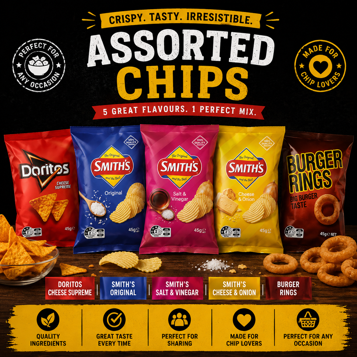 Chips Packet Assorted Flavours