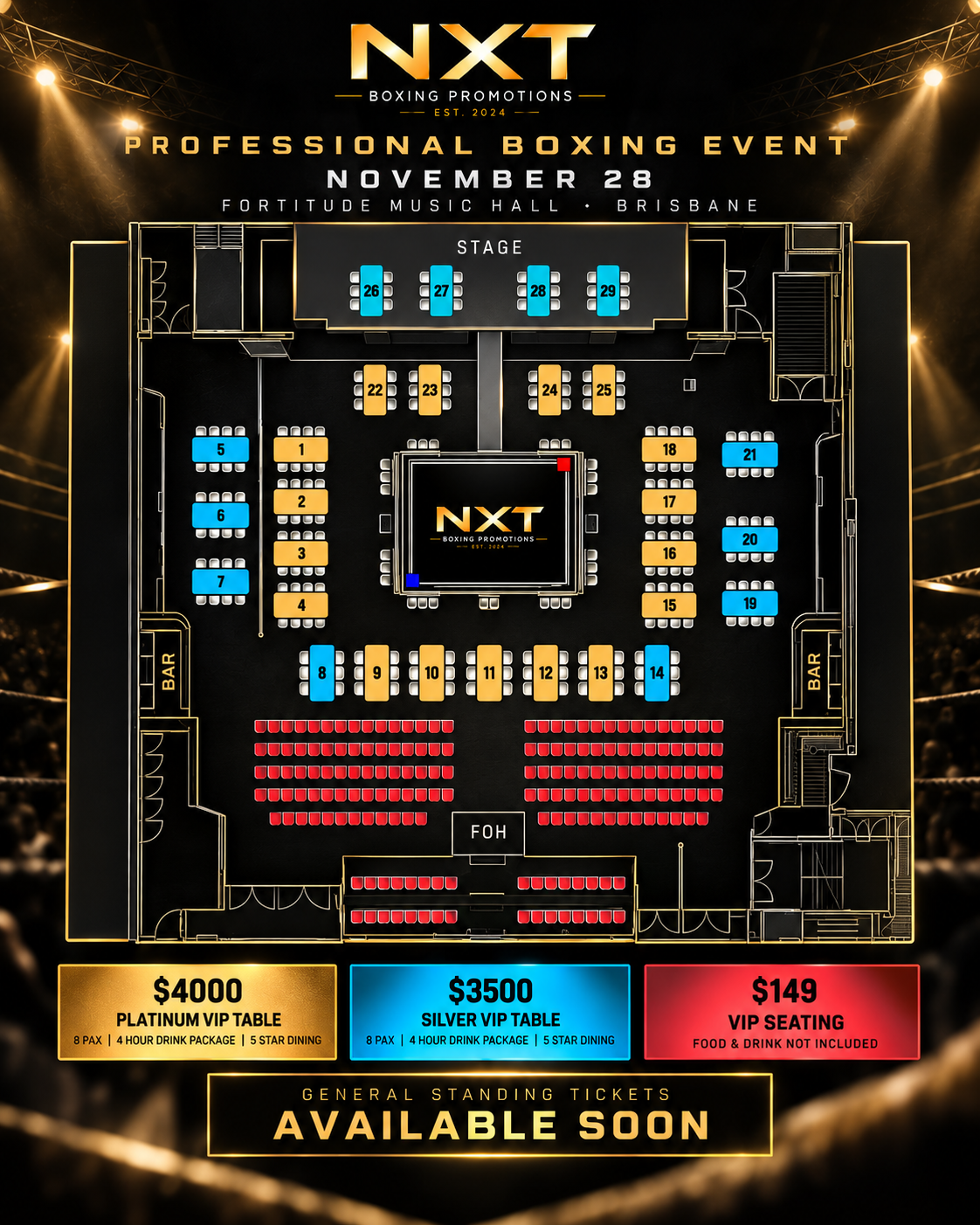 NOV 28 Silver VIP Table (8PAX)