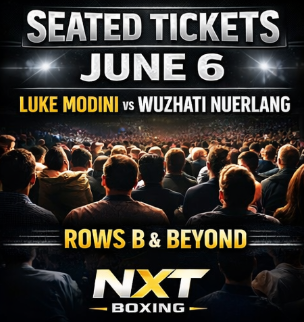 June 6 Seated Tickets (Rows B & Beyond)